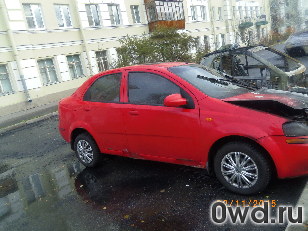 Битый автомобиль Chevrolet Aveo