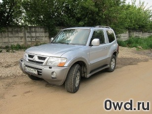 Битый автомобиль Mitsubishi Pajero