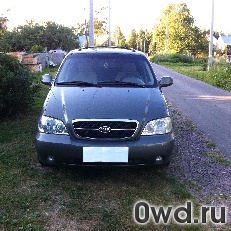 Битый автомобиль Kia Carnival