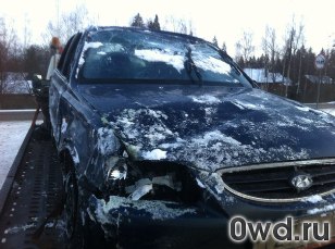 Битый автомобиль Hyundai Accent