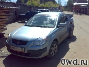 Битый автомобиль Kia Rio