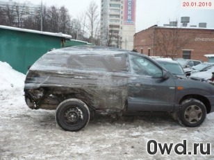 Битый автомобиль Hyundai Santa Fe