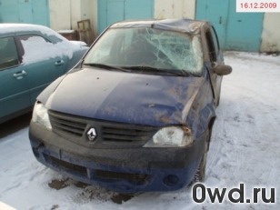 Битый автомобиль Renault Logan