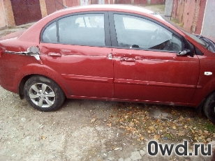 Битый автомобиль Kia Rio