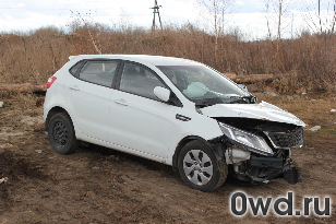 Битый автомобиль Kia Rio