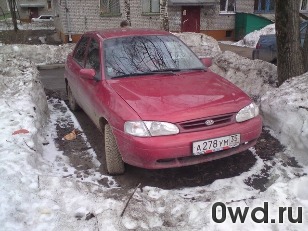 Битый автомобиль Kia Avella