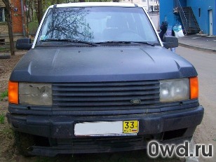 Битый автомобиль Land Rover Range Rover