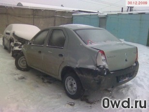 Битый автомобиль Renault Logan