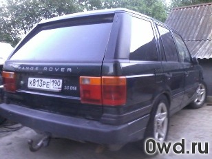 Битый автомобиль Land Rover Range Rover