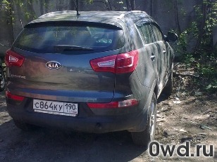 Битый автомобиль Kia Sportage