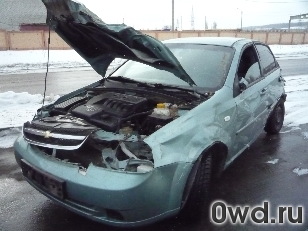 Битый автомобиль Chevrolet Lacetti