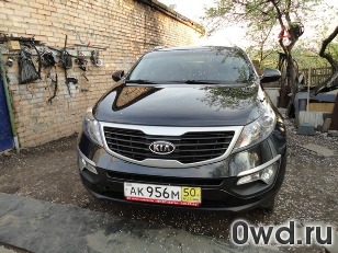 Битый автомобиль Kia Sportage