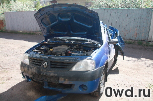 Битый автомобиль Renault Logan