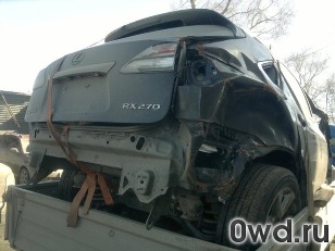 Битый автомобиль Lexus RX