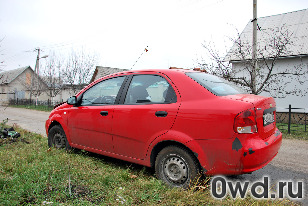 Битый автомобиль Chevrolet Aveo