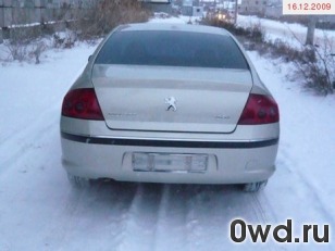 Битый автомобиль Peugeot 407