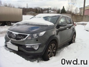 Битый автомобиль Kia Sportage