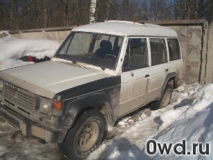 Битый автомобиль Mitsubishi Pajero