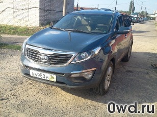 Битый автомобиль Kia Sportage