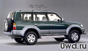 Битый автомобиль Toyota Land Cruiser Prado