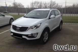 Битый автомобиль Kia Sportage