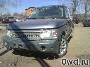 Битый автомобиль Land Rover Range Rover