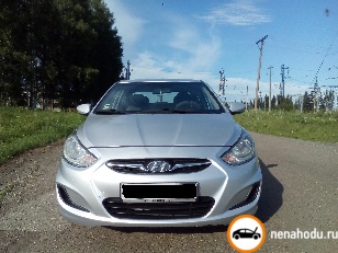 Битый автомобиль Hyundai Solaris