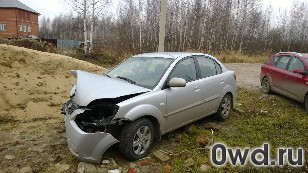 Битый автомобиль Kia Rio