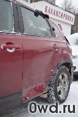 Битый автомобиль Nissan Qashqai