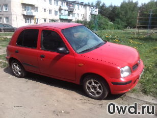 Битый автомобиль Nissan Micra