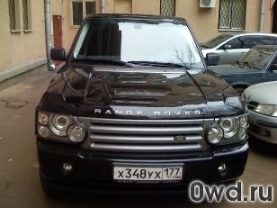 Битый автомобиль Land Rover Range Rover