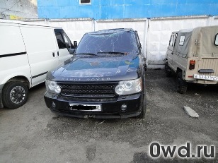 Битый автомобиль Land Rover Range Rover