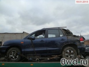 Битый автомобиль Hyundai Santa Fe