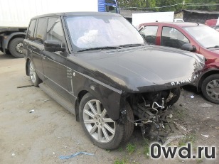 Битый автомобиль Land Rover Range Rover