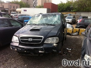 Битый автомобиль Kia Carnival