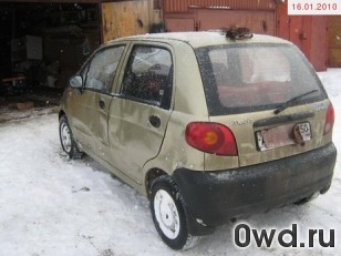 Битый автомобиль Daewoo Matiz