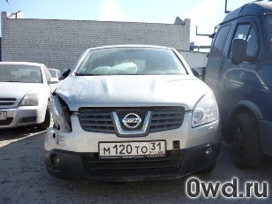 Битый автомобиль Nissan Qashqai