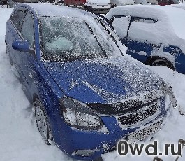 Битый автомобиль Kia Rio